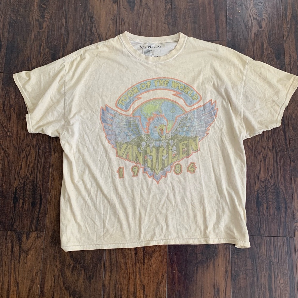 UO oversized Van Halen Band Tee
